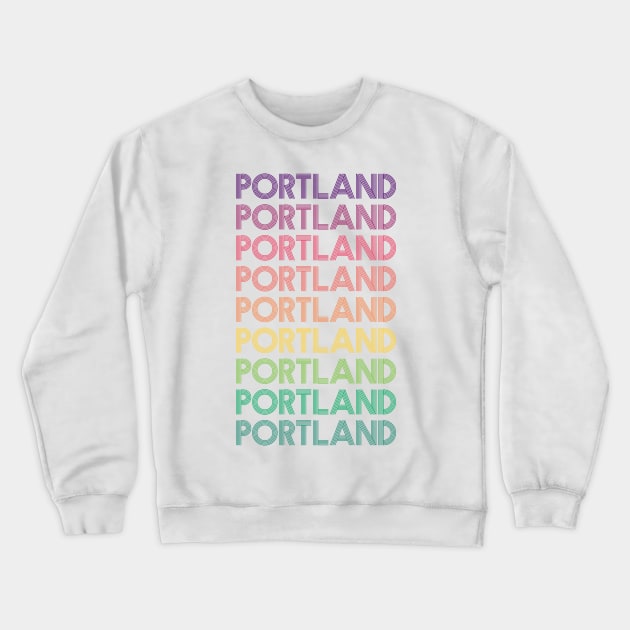 Portland Crewneck Sweatshirt by RainbowAndJackson